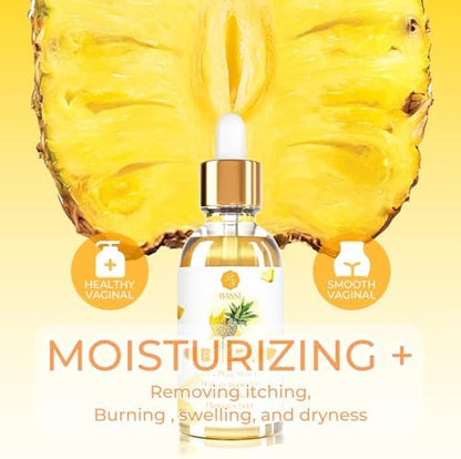 Natural vaginal moisturizer oil for odor control and skin soothing