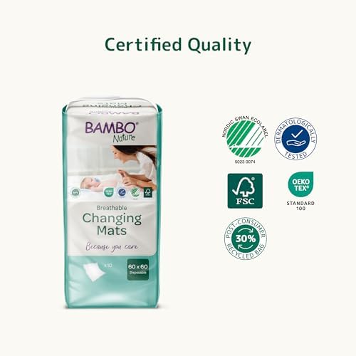 Bambo Nature ultra-absorbent changing mat unfolded