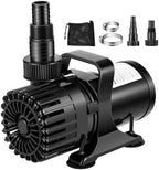 VIVOHOME 2700GPH pond pump showcasing the 180 degree adjustable water outlet nozzle.