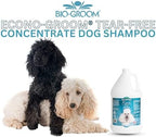 Bio-Groom Econo-Groom tearless dog shampoo container size comparison
