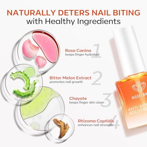Modelones fast drying nail solution bottle angles