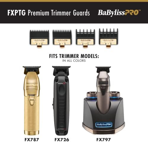 Side profile of BaBylissPRO FX787 compatible attachment combs demonstrating the zero gap clearance design.