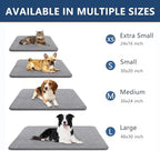 Smiry quick dry washable dog mat non slip backing detail