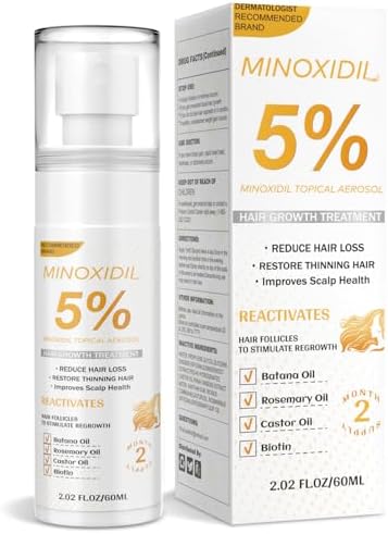 ZYXN hair regrowth treatment bottle with spray nozzle for precise application