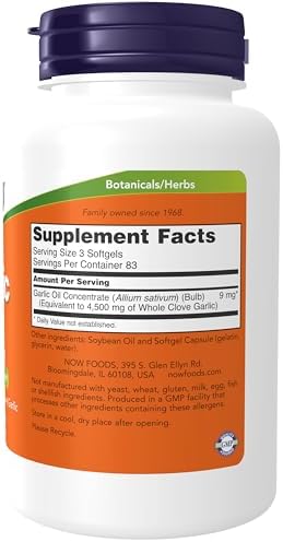 Concentrated whole clove garlic supplement with natural sulfur compounds