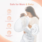 Hranio milk collection bottles with travel caps included in the replacement set