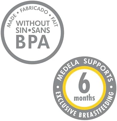 Top view of Medela replacement baby nipples