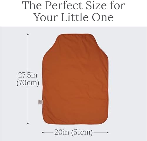Top view of Natemia travel changing pad dimensions