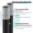 Full length view of the ten feet long premium aquarium hosing replacement