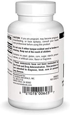 Source Naturals DMAE 351 mg tablets bottle side view packaging