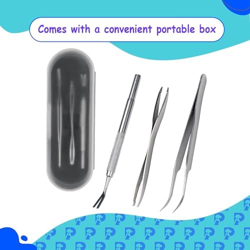V-shaped tick removal fork for safely extracting ticks from dogs and cats