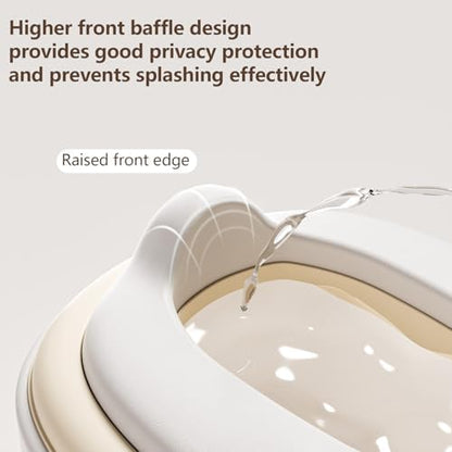 Detailed view of the Kindsgut removable inner potty bowl and splash guard