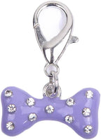 XKSRWE fashion pet jewelry charm back view highlighting the zinc alloy construction