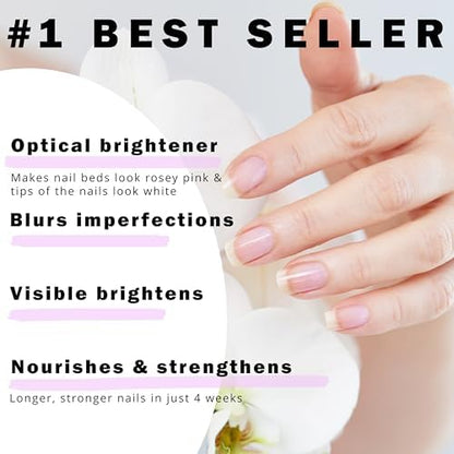 Perfect Formula Pink Gel Coat application on natural nails