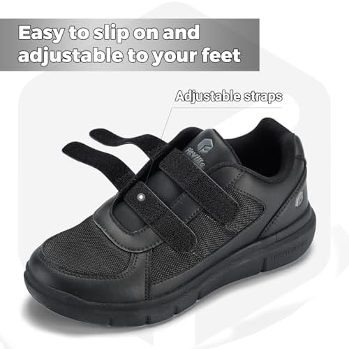 FitVille extra wide orthopedic sneakers for swollen feet side profile