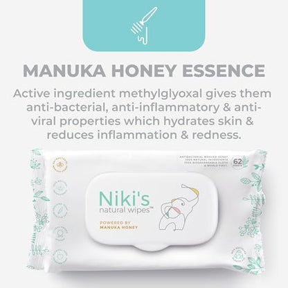 EWG verified logo on Niki's Natural baby wipes