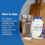 High-potency glucosamine HCl with MSM for comprehensive joint nutrition