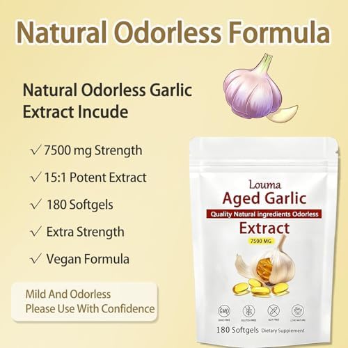 Gengyve Louma heart and immune support garlic supplement storage instructions
