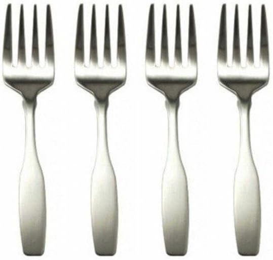 Oneida Paul Revere baby forks set of 4 premium stainless steel front view