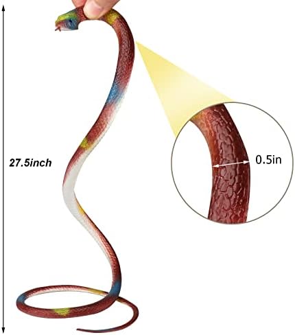 Xsltkby lifelike rubber snake prop showing detailed head and belly texture close up