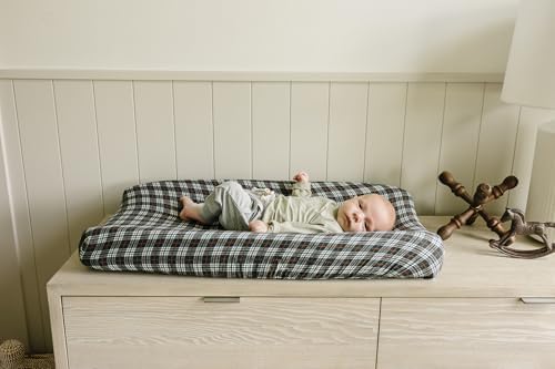 Premium USA imported Mebie Baby muslin cover fitted on standard changing pad