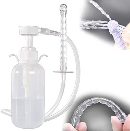 Kueysing feminine irrigator kit with extra nozzle tips and flexible tubing.