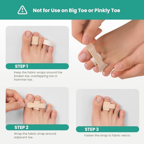 Authentic Welnove hammer toe corrector packaging with eight reusable wraps