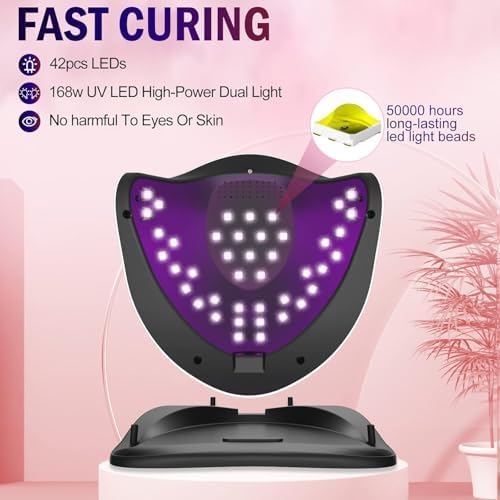 Nailgirls 168W professional nail dryer with digital display