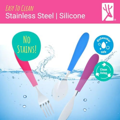 Full 6 piece silverware set for kids 4 years plus