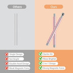 Professional nail technician using MervothixA magnet tools