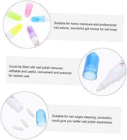 Close up of nail polish remover pen tip for precision cleaning