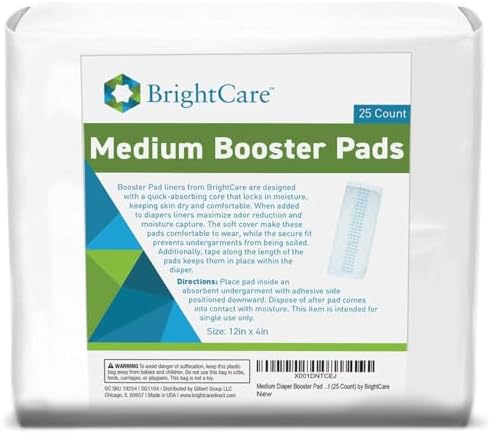BrightCare diaper booster pad texture close up