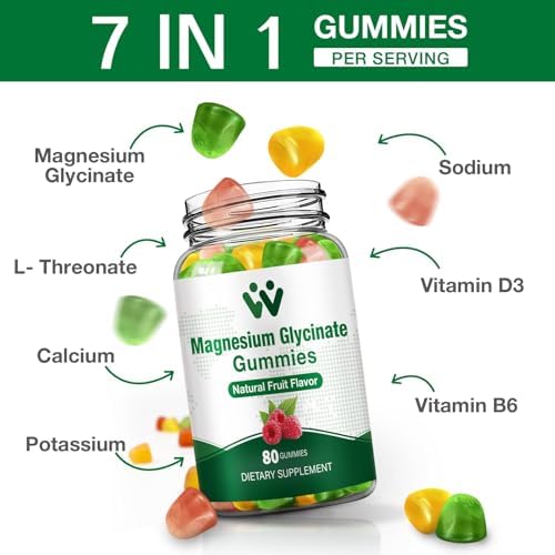 Wachray Magnesium Glycinate Gummies packaging side view