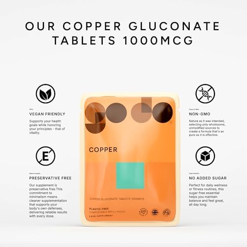 Fitness Health copper tablets in compostable packaging