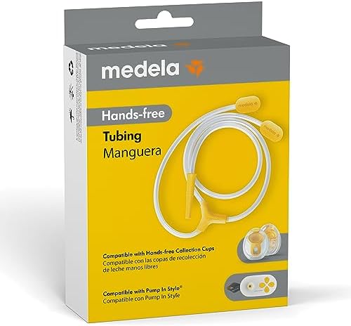 Authentic Medela breast pump spare parts tubing packaging for Pump in Style models.