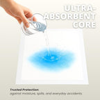 BeeStarz underpads being used as baby changing mat