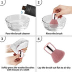 Vaincre professional manicure dust remover brush packaging display