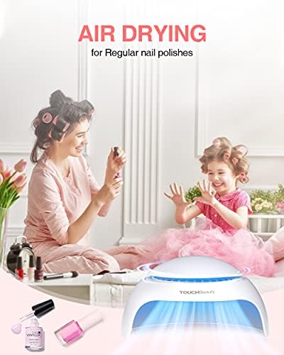 Close up of Touchbeauty nail dryer airflow nozzle for regular polish