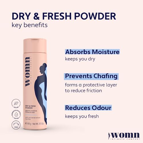 Natural cornstarch based intimate powder with oat kernel extract