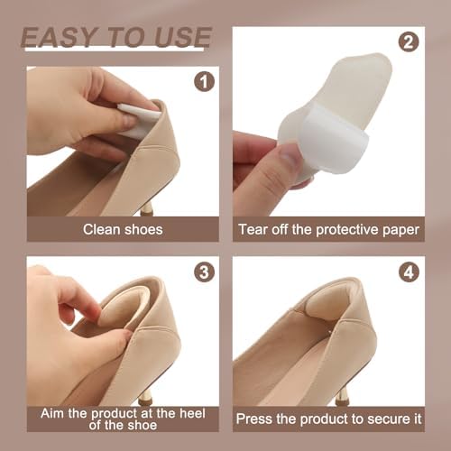 Two pairs of KTSAY beige heel cushions for men and women