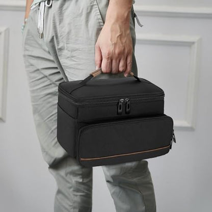 CURMIO electronic shaver protective storage case closed view demonstrating compact design