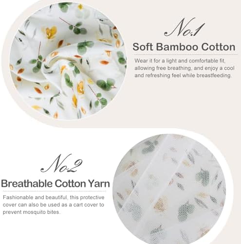 Adjustable strap detail on Konssy breastfeeding cover
