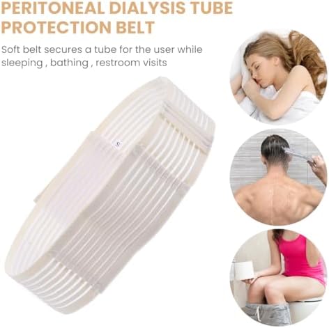 EXCEART abdominal feeding tube belt displaying the breathable natural cotton and dacron material texture