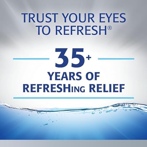 Back packaging of Refresh Optive Advanced showing triple action formula ingredients.