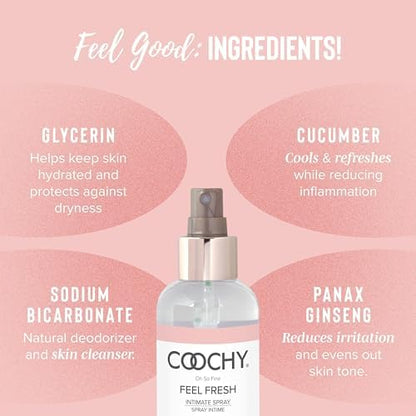 Coochy intimate mist for all day odor protection and freshness