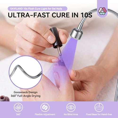 Close up of touch switch base on portable gel nail curing device