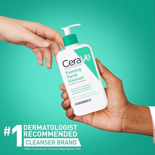 Rich foam face wash rinses clean without residue leaving skin refreshed and non-greasy