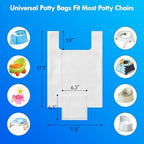 Comparison of BakeToilet liner fitting an OXO Tot style travel potty