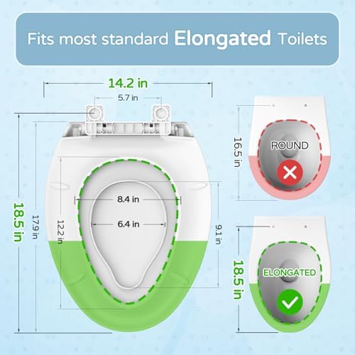 YASFEL potty training toilet seat with child ring lowered for kids