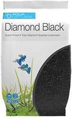Close up of black quartz gravel grain size texture